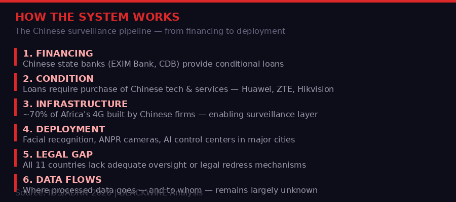 The surveillance pipeline