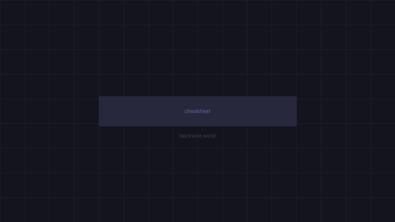 What survives vs what dies cheat sheet