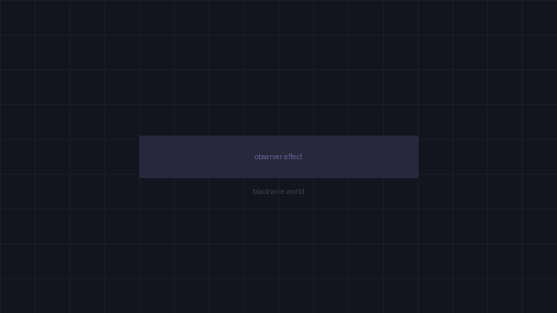 The observer effect - measuring performance degrades performance