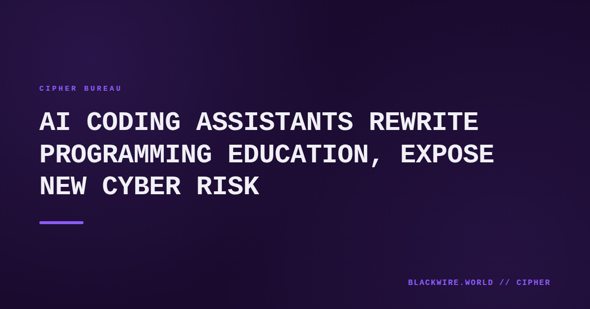 A developer staring at a screen filled with AI‑generated code snippets, with red warning symbols overlayed.