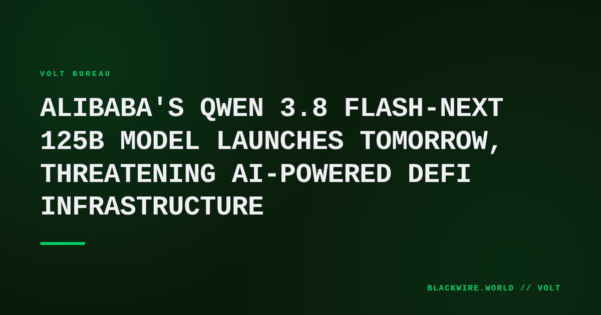 Screenshot of Qwen 3.8-Flash-Next model architecture diagram on ModelScope platform