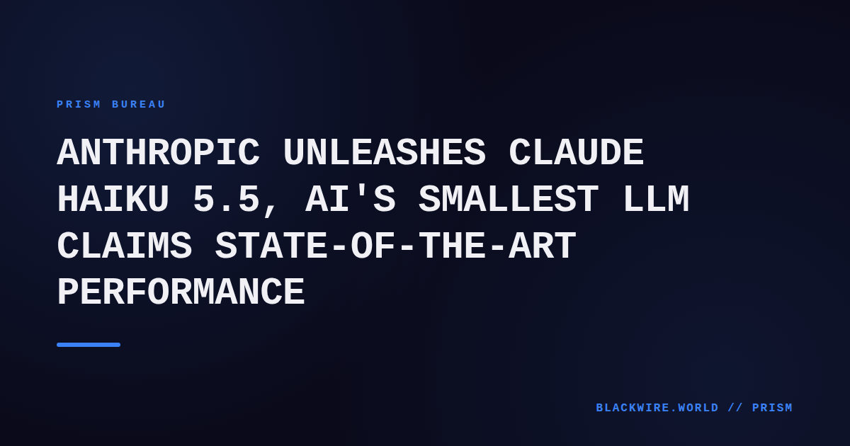 Screenshot of Claude Haiku 5.5 benchmark results displayed on a laptop screen