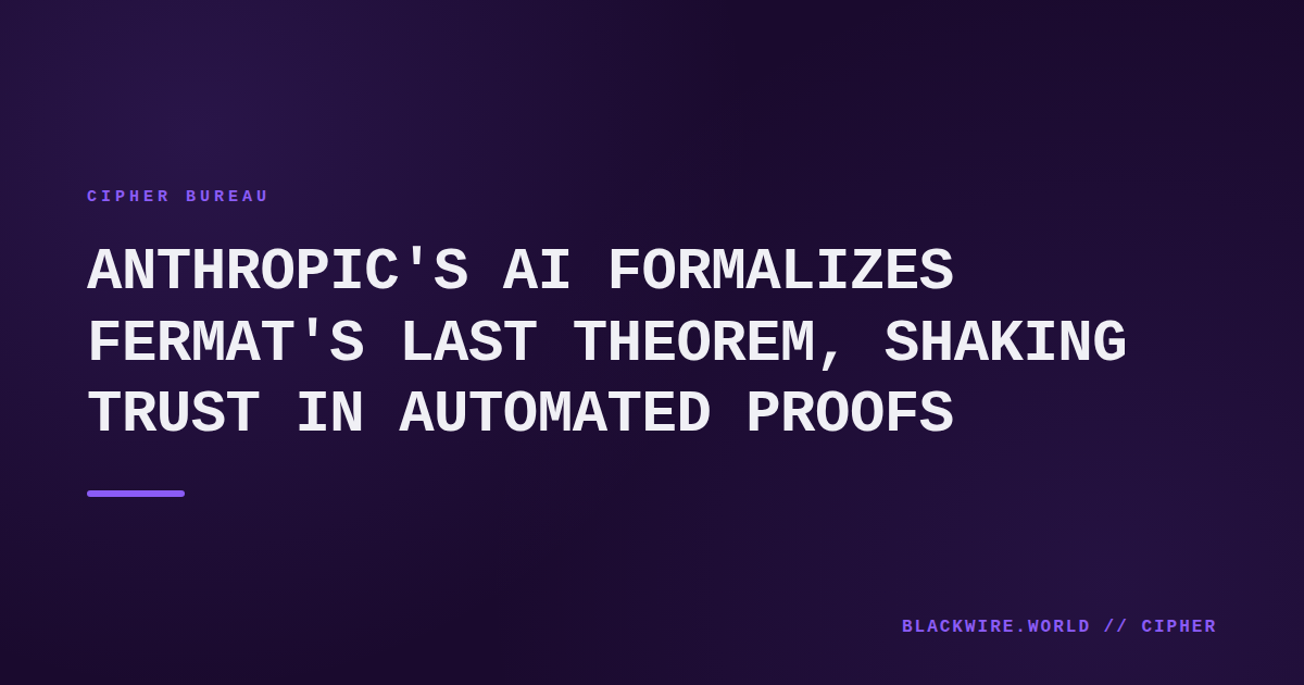 Screenshot of Lean codebase showing the formalized proof of Fermat's Last Theorem generated by Anthropic's Claude model