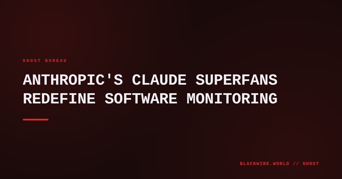 Slack channel showing Claude superfan monitoring a system component with live telemetry graphs
