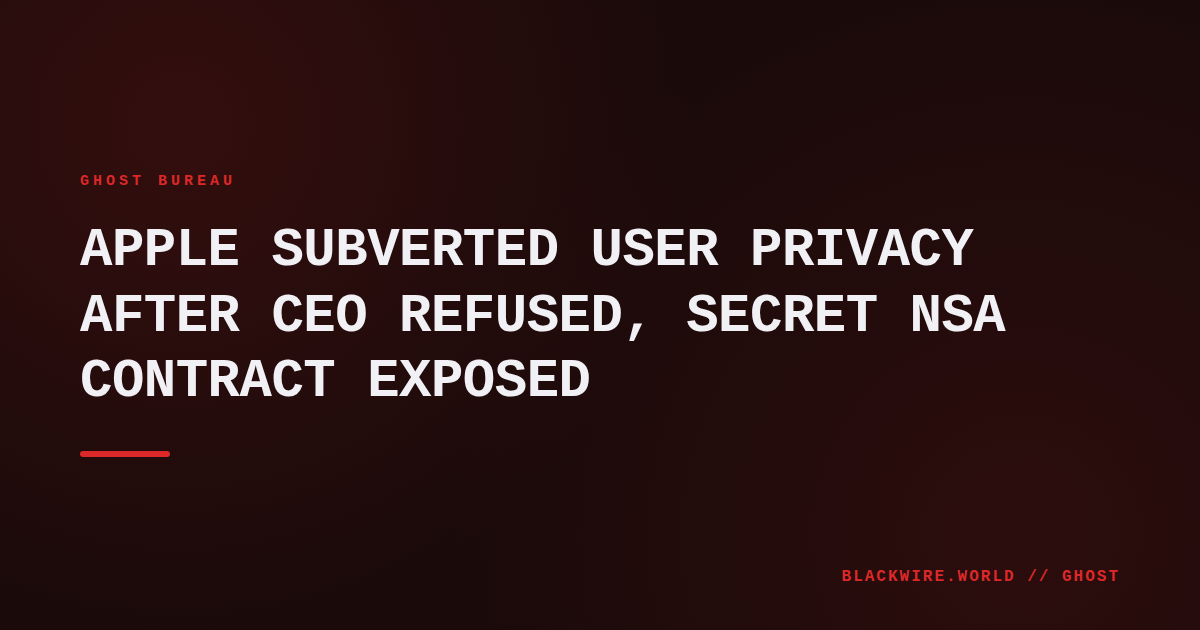 Apple iPhone with a highlighted Secure Enclave chip, symbolizing the covert backdoor.