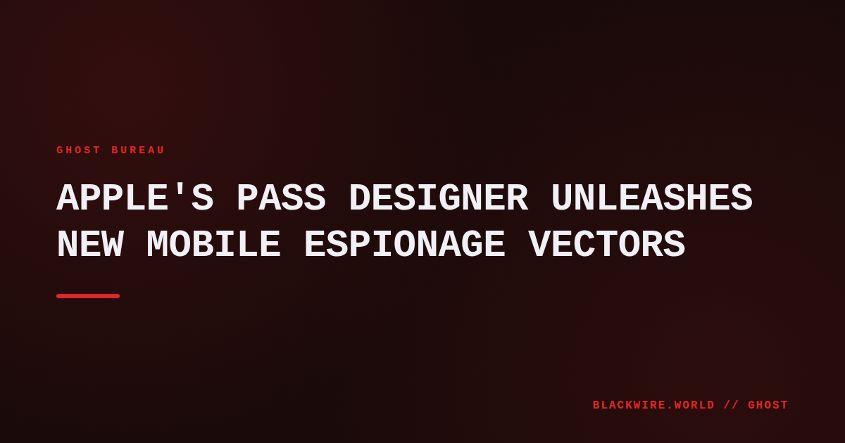 Screenshot of Apple Pass Designer interface showing a drag‑and‑drop wallet pass creation screen.