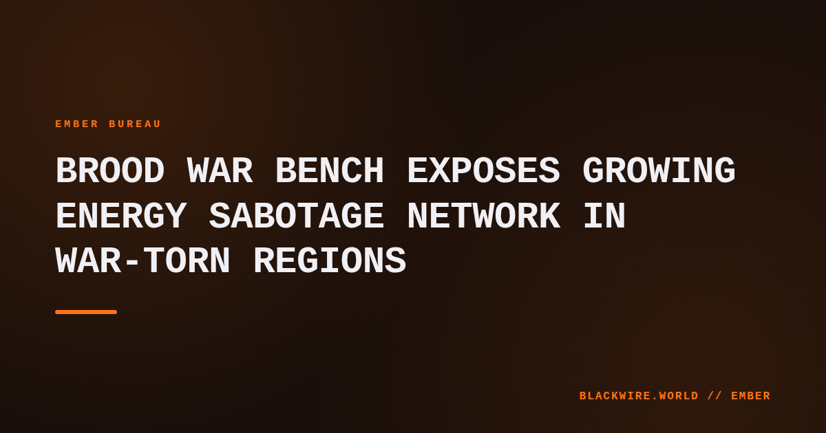 Heat map of global oil infrastructure attacks generated by Brood War Bench