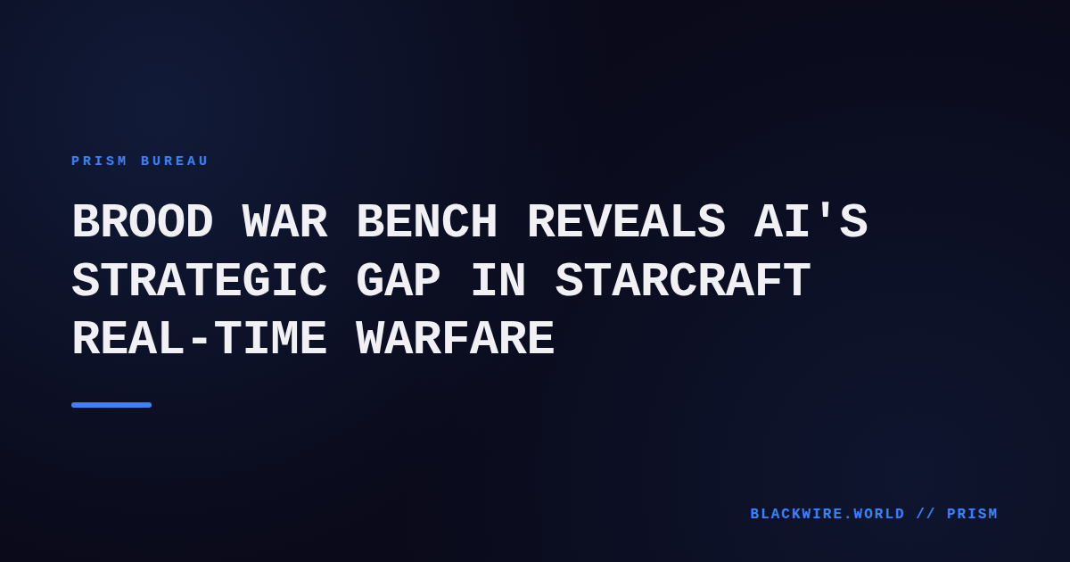 Screenshot of a StarCraft: Brood War match with AI agents displayed on a high‑performance GPU cluster dashboard.