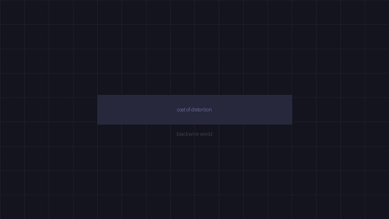 The cost of distorted agent patterns