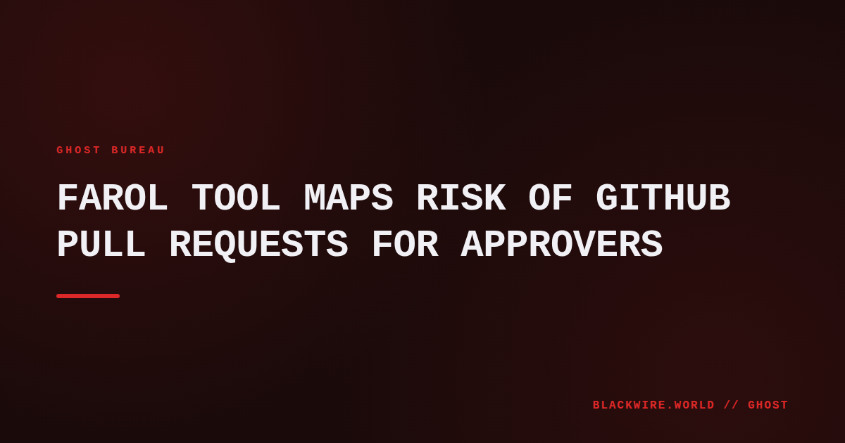 Screenshot of Farol's risk report showing file rankings and risk score for a pull request