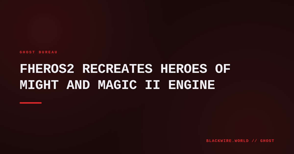Screenshot of the fheroes2 engine displaying high‑resolution Heroes of Might and Magic II graphics