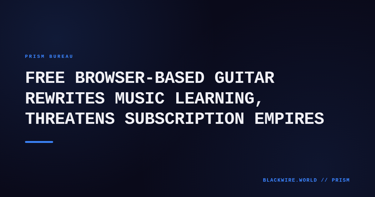 Screenshot of Guitoro's web interface showing a virtual guitar neck, chord diagram overlay, and speed control slider.