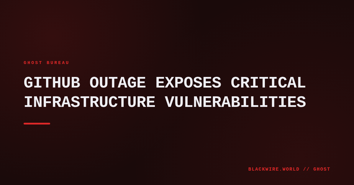 Screenshot of GitHub status page showing outage alert on May 24, 2024