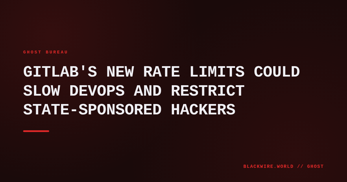 GitLab logo with a speedometer indicating rate limits