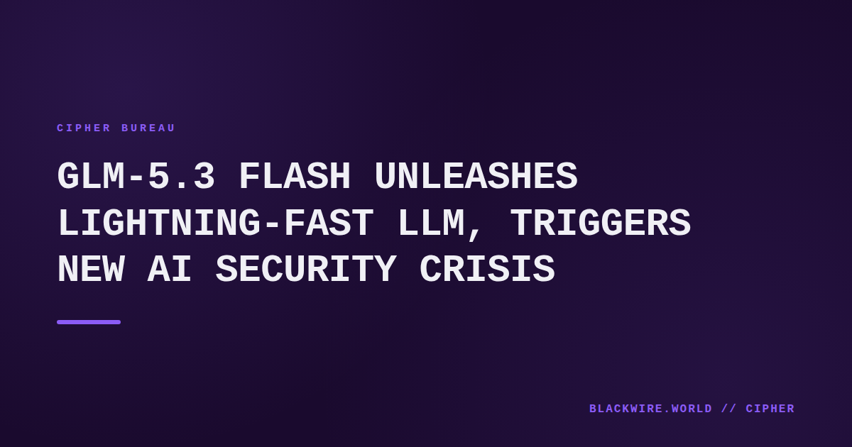 Diagram of GLM-5.3 Flash architecture highlighting sparse CUDA kernel and latency reduction
