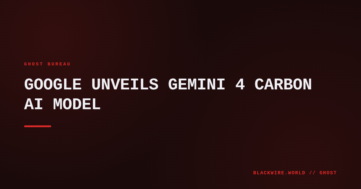 Illustration of Gemini 4 Carbon AI model architecture with cybersecurity icons