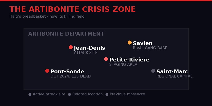 Artibonite Crisis Zone Map