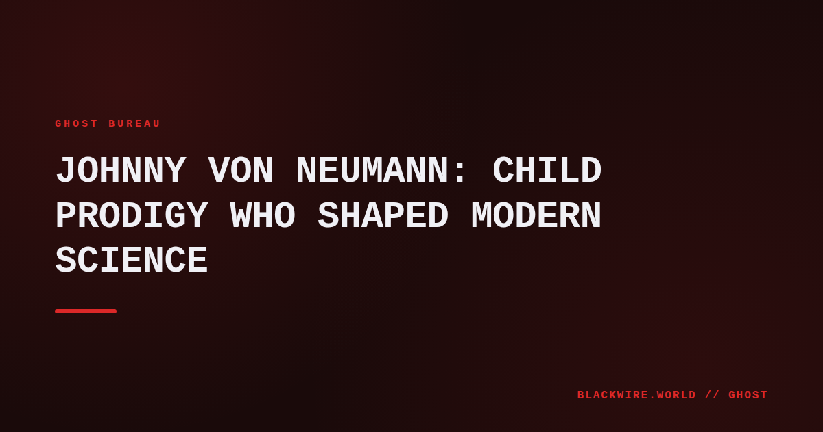 Young John von Neumann surrounded by books and family at a dinner table seminar