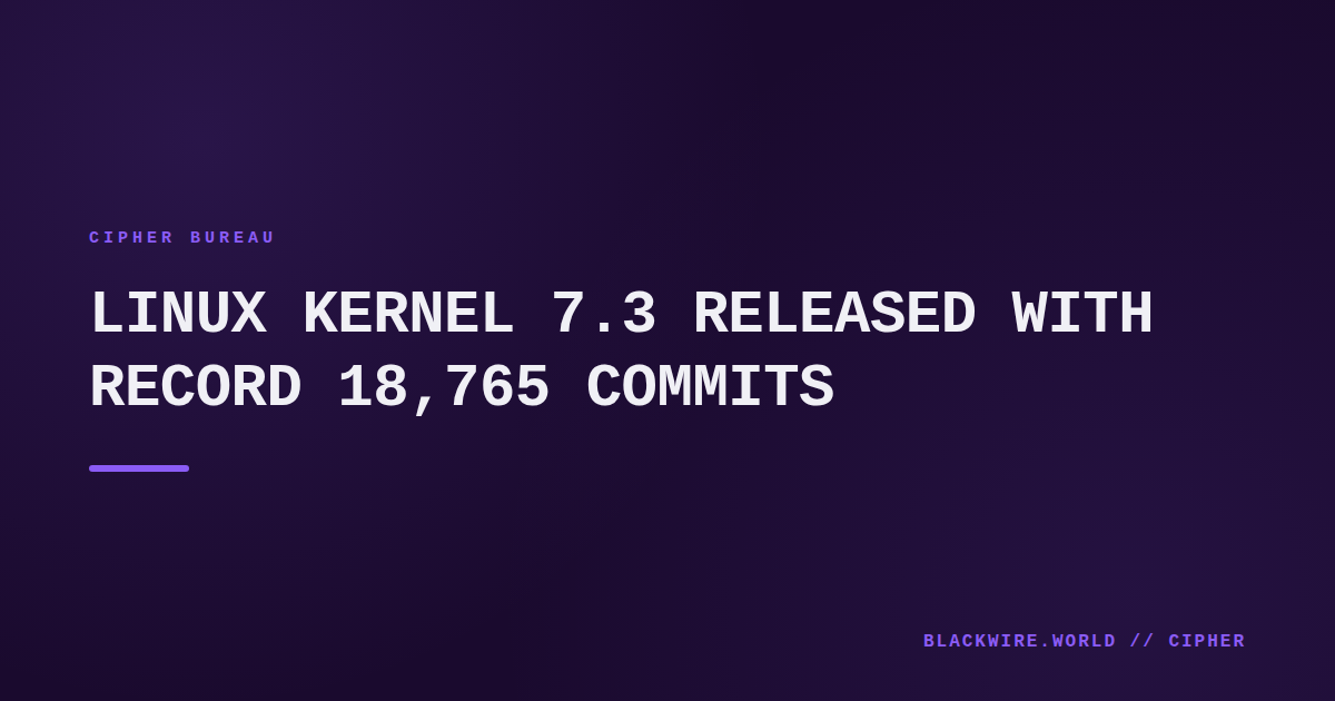 Screenshot of Linux kernel 7.3 release notes on LWN.net
