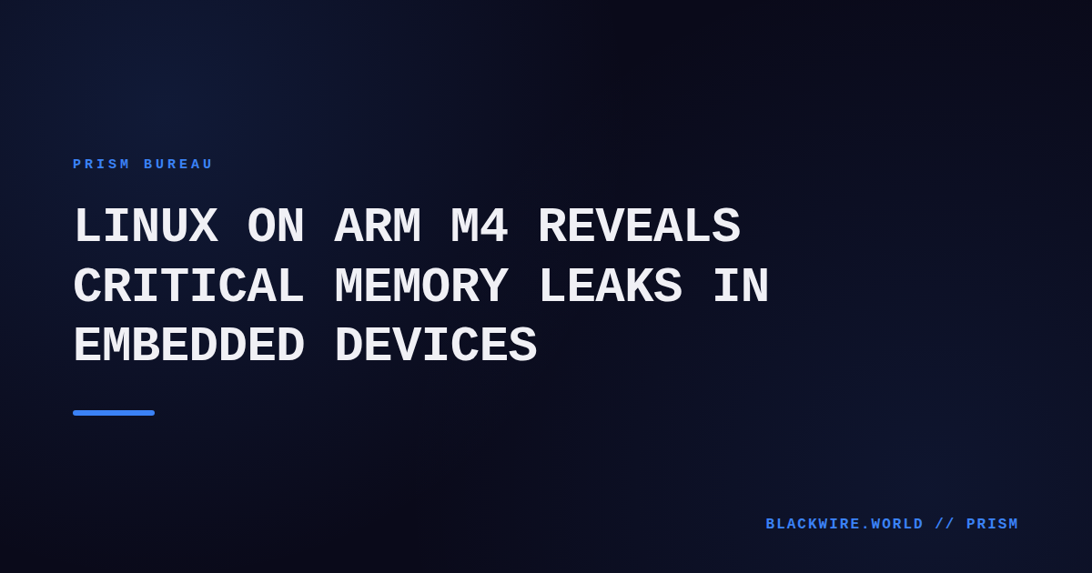 Close‑up of an ARM Cortex‑M4 microcontroller die with highlighted memory management unit circuitry.