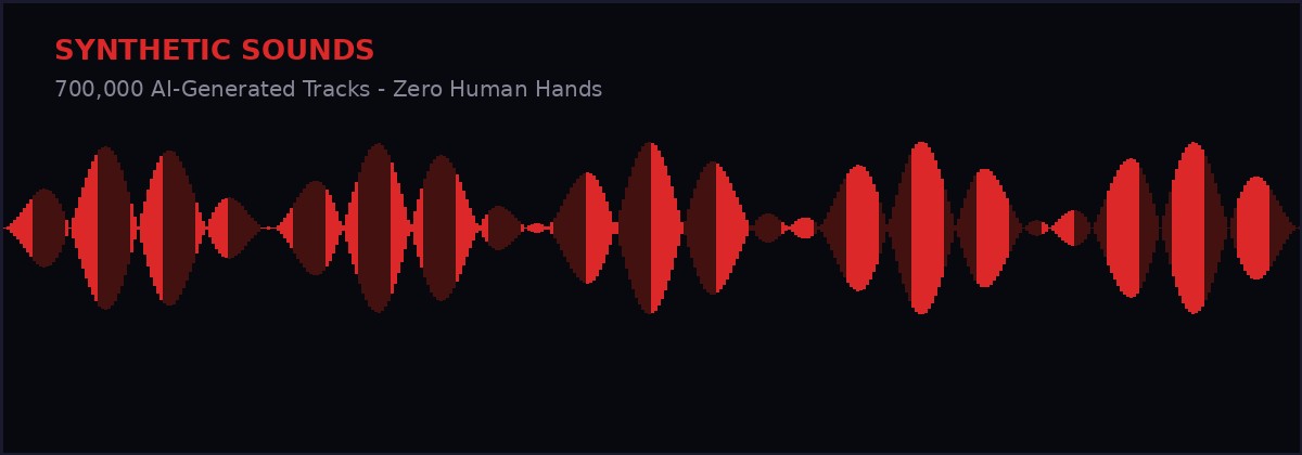 AI music generation waveform visualization