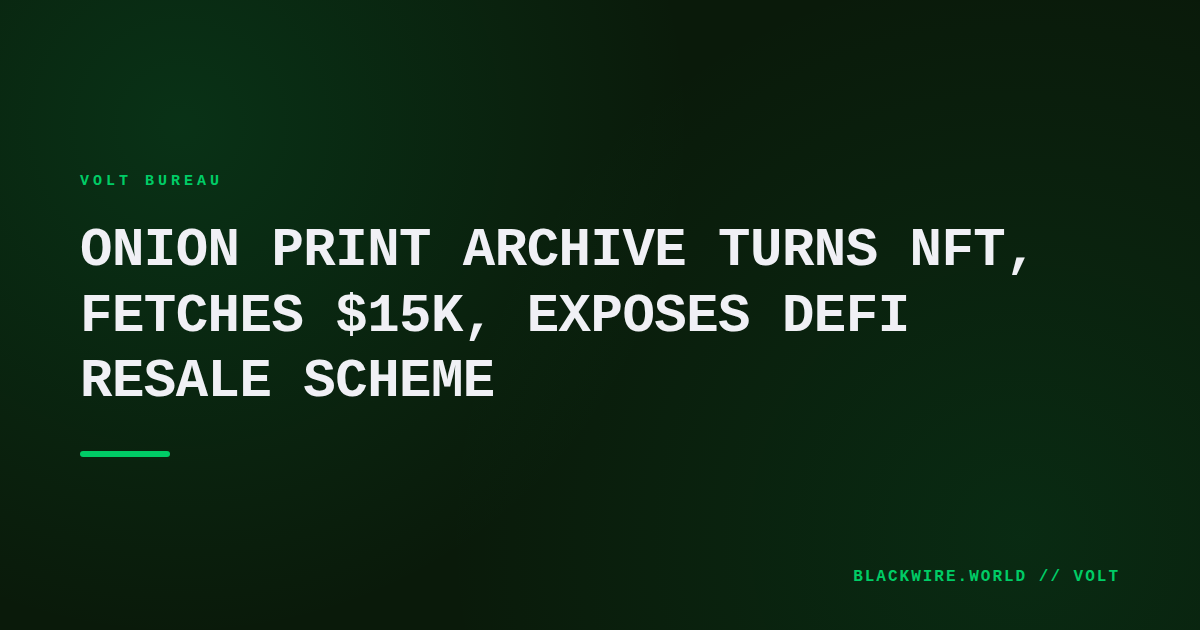 A stack of vintage The Onion magazines beside a laptop displaying an Ethereum transaction receipt.