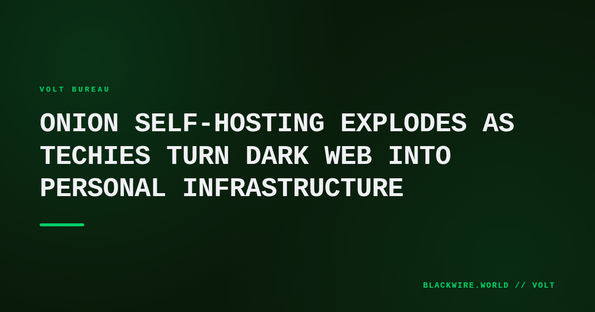 Terminal screen showing Docker containers and a Tor hidden service configuration file on a VPS