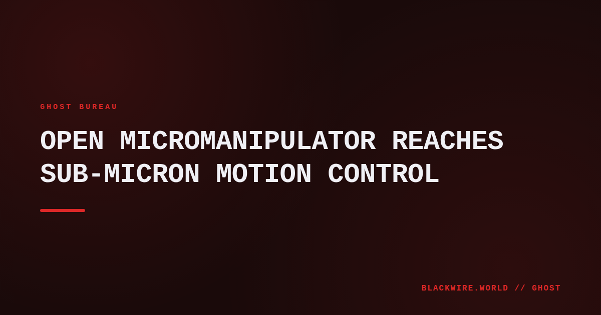 3D‑printed XYZ micro‑manipulator stage with ball joints and stepper motors