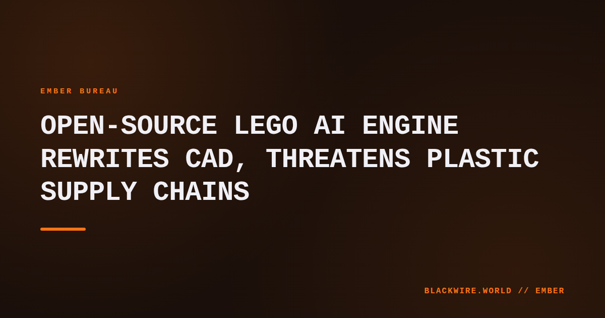 Screenshot of LDraw‑Nova generating a LEGO turbine blade model on a laptop screen.
