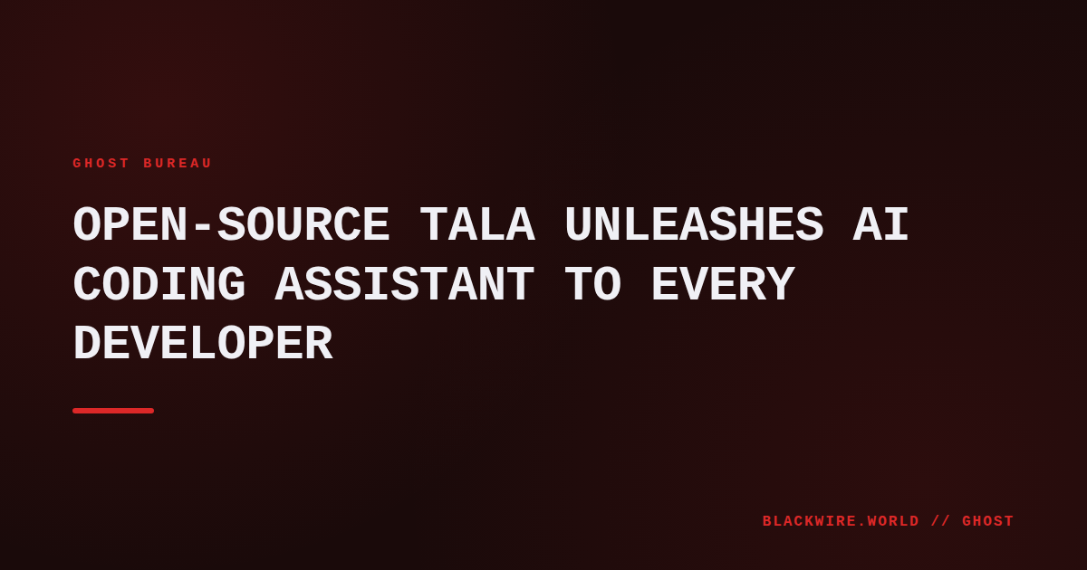 Screenshot of TALA’s GitHub repository showing model weights and Rust SDK.