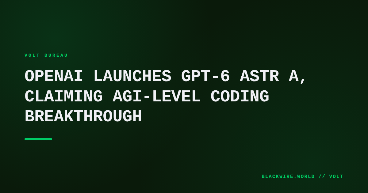 Screenshot of OpenAI's GPT-6 Astra system card showing performance metrics and safety warnings