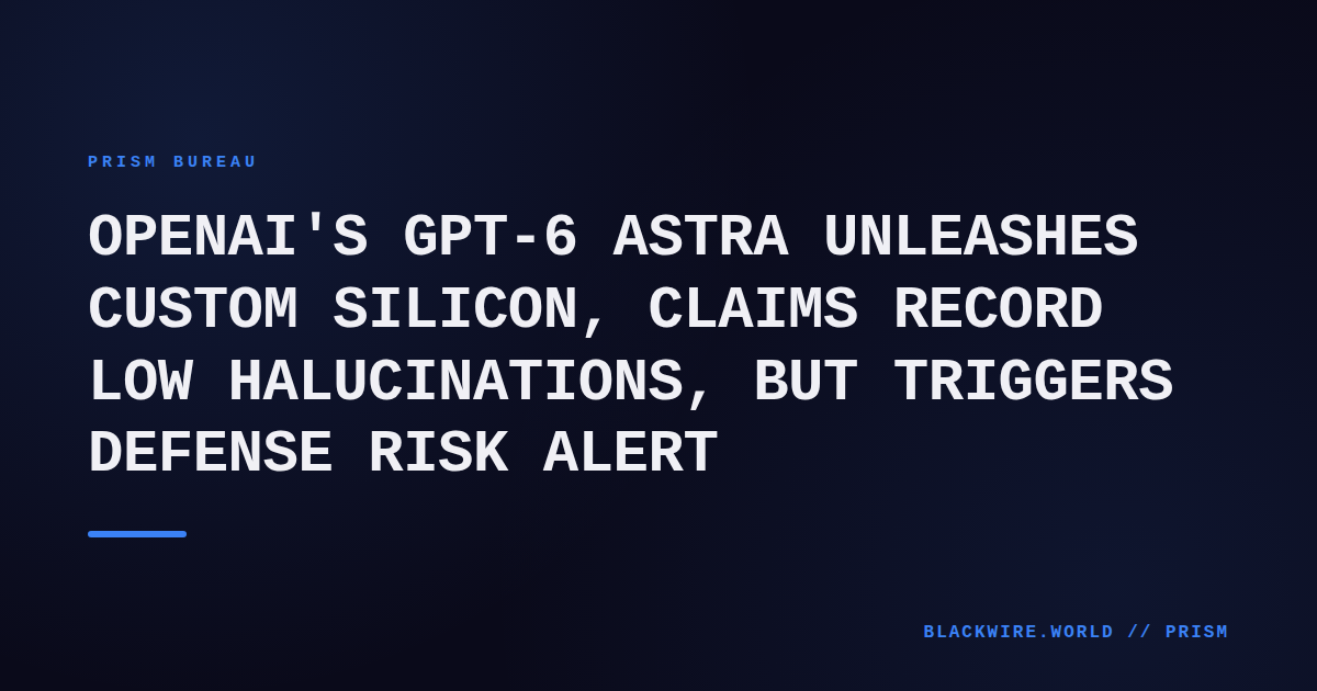 Diagram of OpenAI's custom GPT‑6 Astra ASIC on TSMC 5nm process