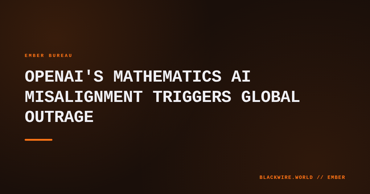Computer screen displaying a faulty mathematical proof generated by an AI model