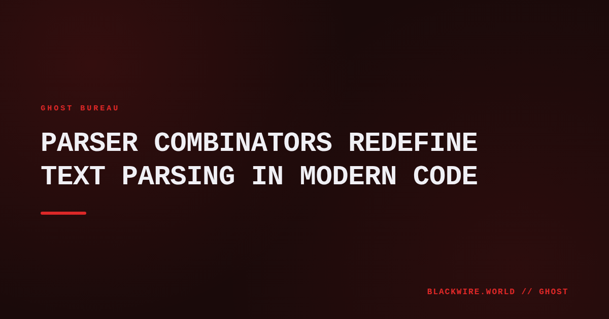 Code snippet showing parser combinator functions pHello, pIgnoreWhitespace, and pInteger chaining together.
