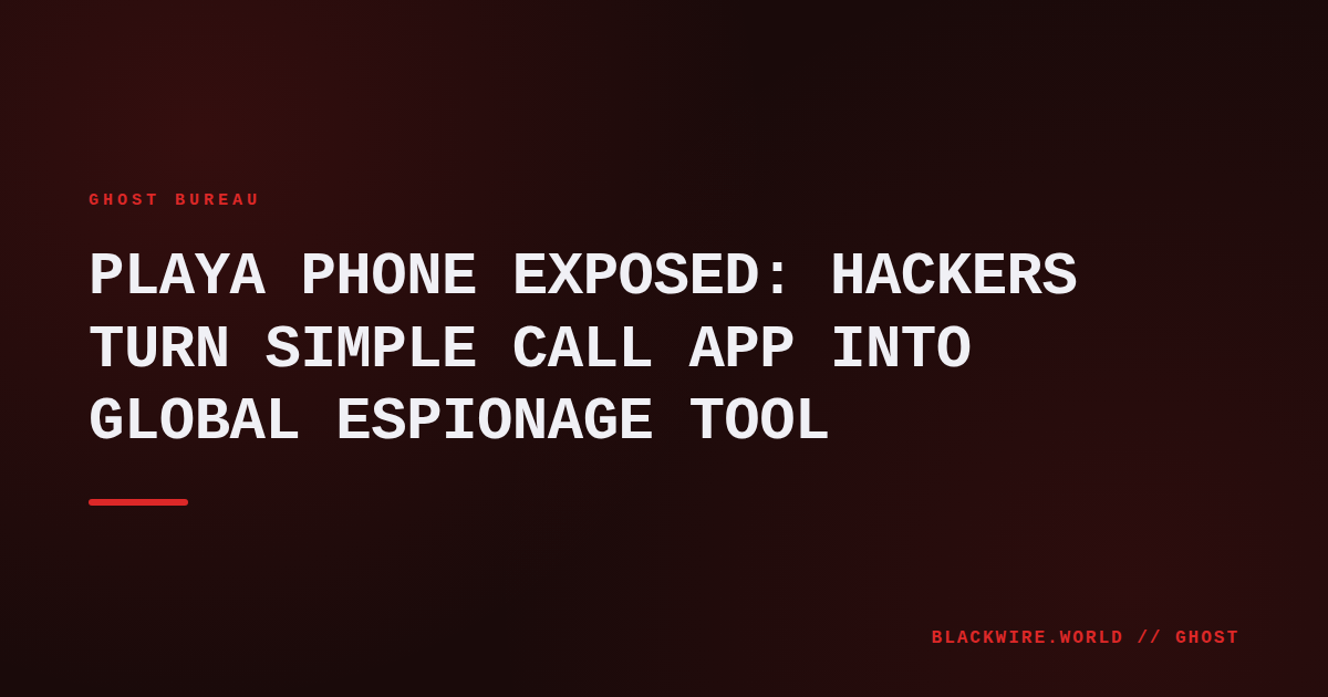 Screenshot of the Playa Phone app interface with highlighted hidden permissions
