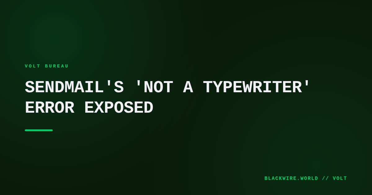 Terminal screenshot showing the error message 