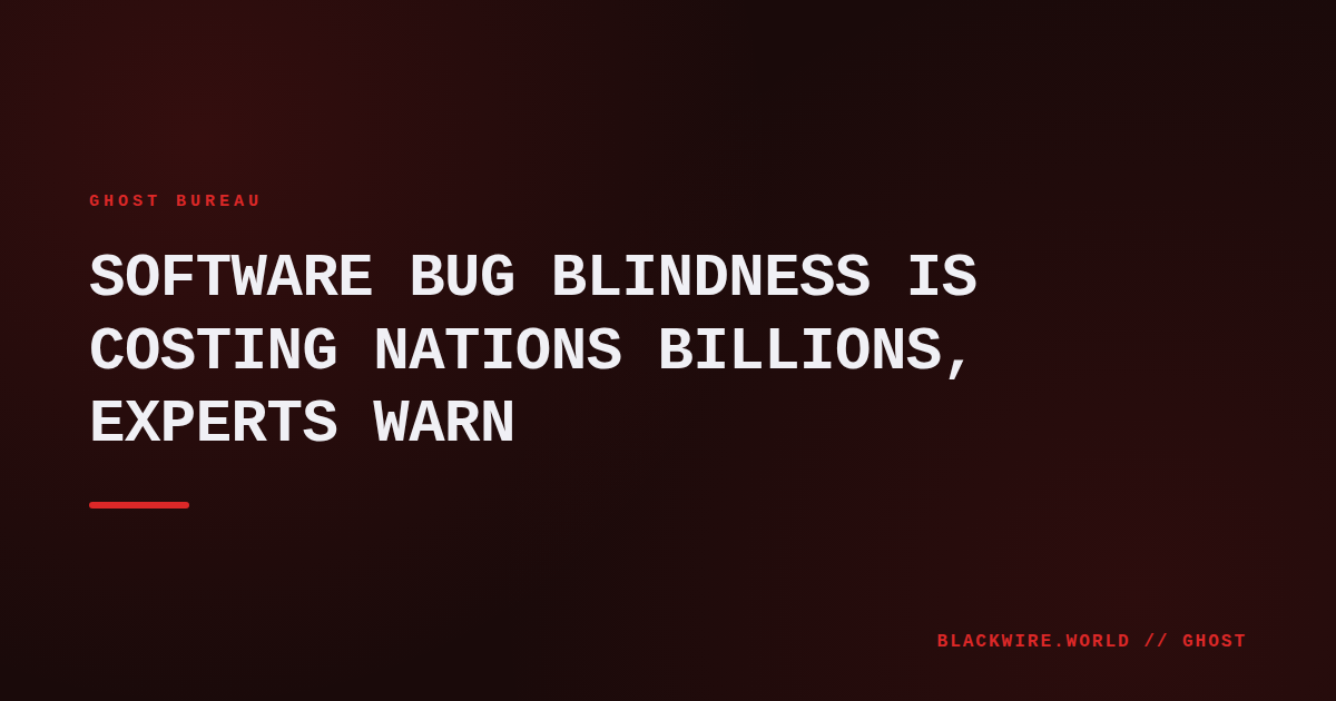 A developer looking at a screen filled with red error markers, symbolizing unnoticed software bugs.