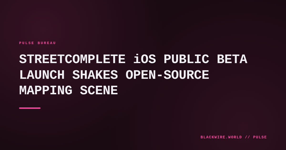 iPhone screen showing StreetComplete app interface with map editing quest overlay