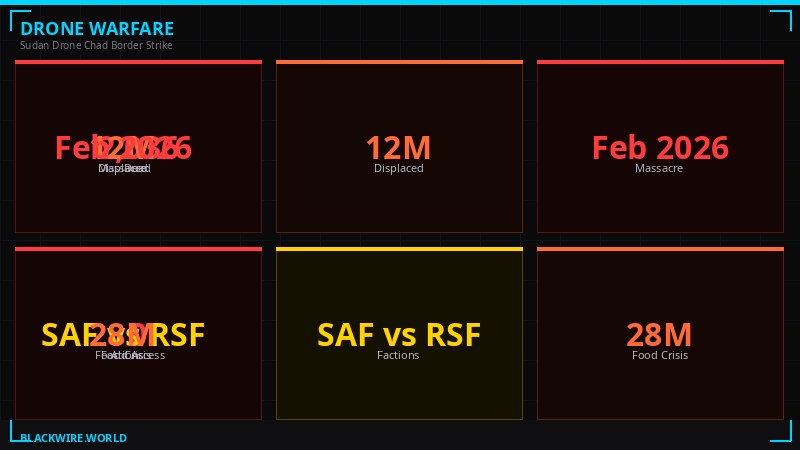 Sudan drone war statistics
