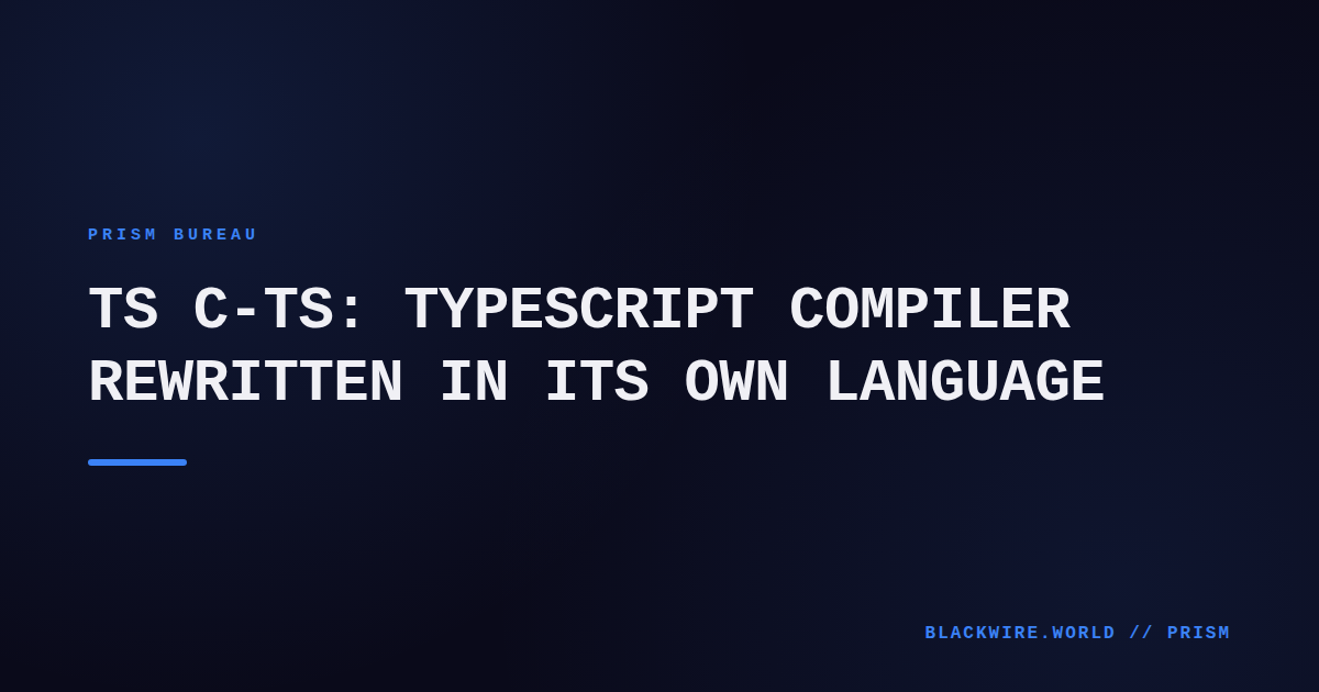 Terminal window showing tsc-ts compilation output on a Linux system