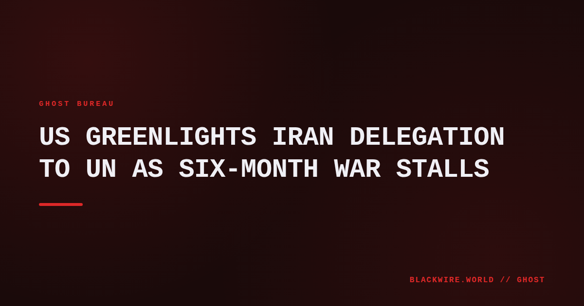 Iranian delegation arriving at United Nations headquarters in New York, April 2024