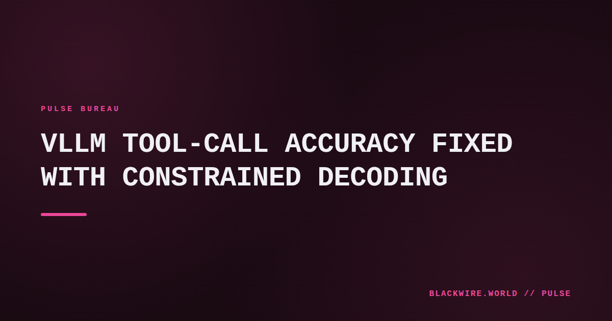 Code snippet showing JSON tool declaration wrapped in LLM token markers