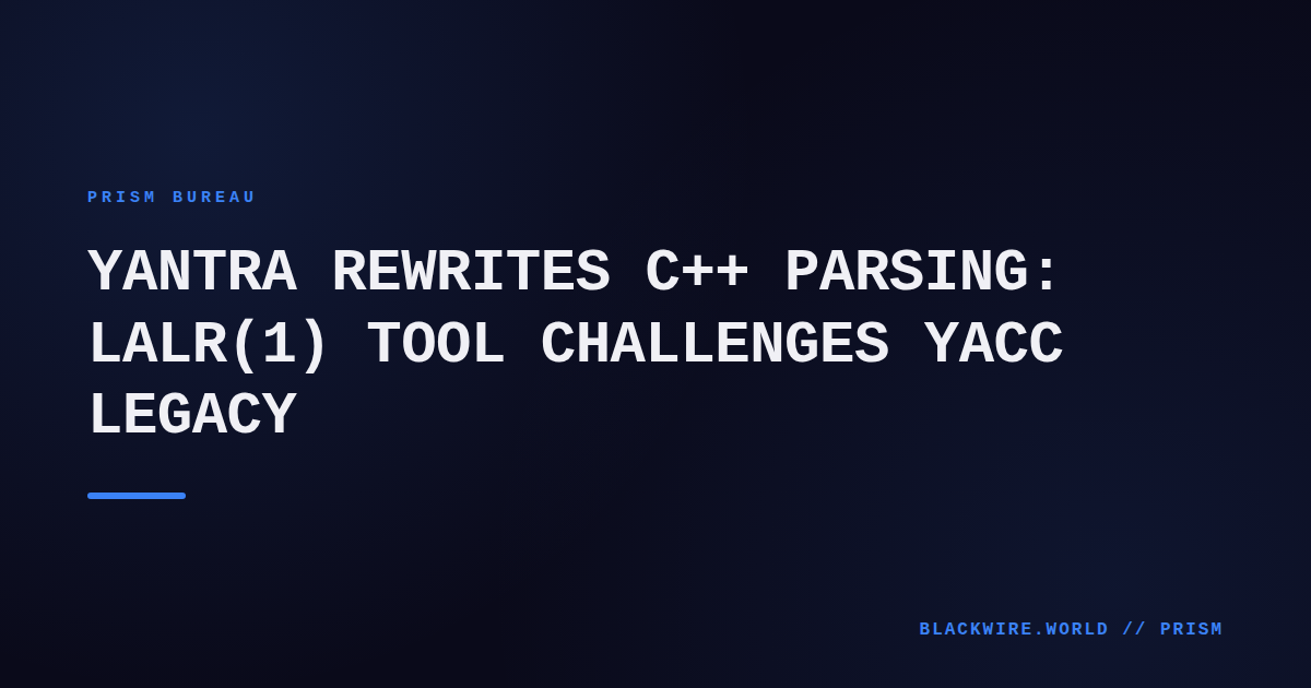 Terminal view of Yantra's generated lexer, parser, and AST walker source files