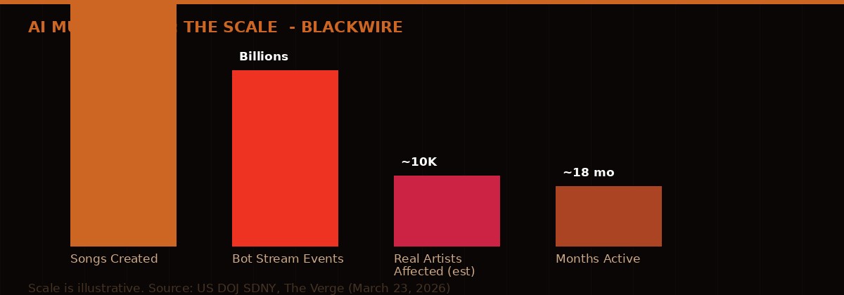 AI Music Fraud Scale