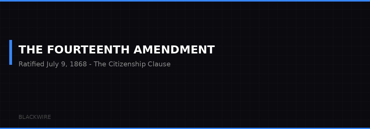 The Fourteenth Amendment