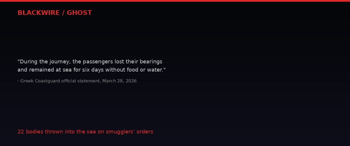 Greek Coastguard official statement