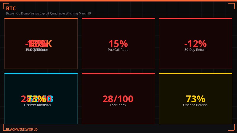Bitcoin options quarterly expiry Deribit positioning March 20 2026
