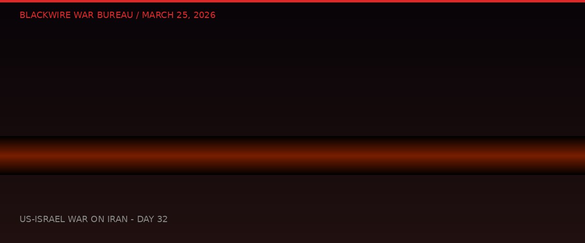 US-Iran War Day 32 - fire and smoke over the Gulf region