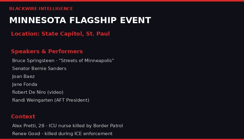 Minnesota Capitol No Kings rally infographic