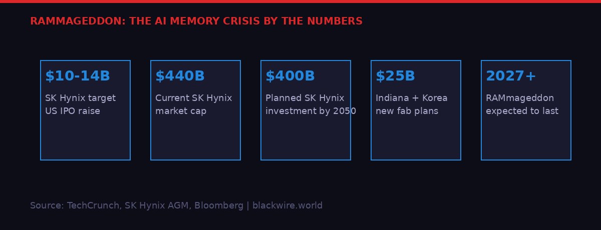 SK Hynix RAMmageddon AI memory crisis by the numbers